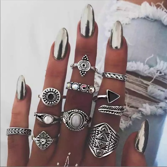 Jewelry - BOHO CHÍC MIDI KNUCKLE RING SET